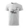 Koszulka - D4M - border terrier - biały