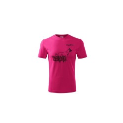 Koszulka - D4M malinois różowa