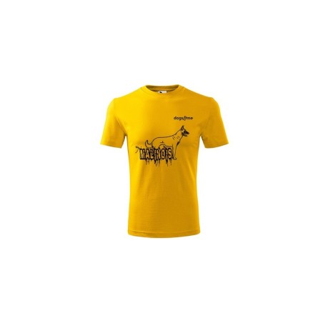 Koszulka - D4M malinois żółta